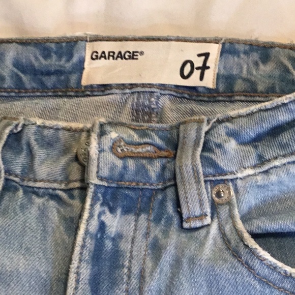GARAGE 07 HIGH RISE WIDE STRAIGHT CROPPED LEG JEANS - Picture 2 of 6